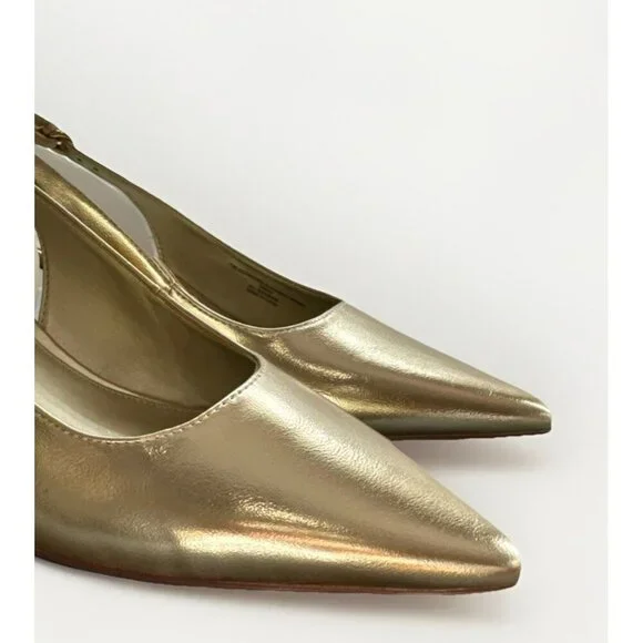 Katy Perry Women's The Laterr Sling Back Pump Softy Nappa Champagne Size 10 - Picture 4 of 7